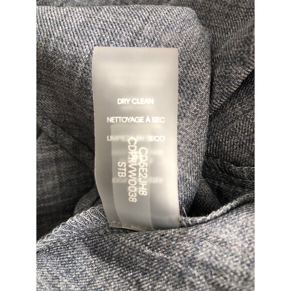 Calvin Klein A-Line Midi Dress Women's Size 8 Short Flutter Sleeve Blue NEW - Picture 8 of 9